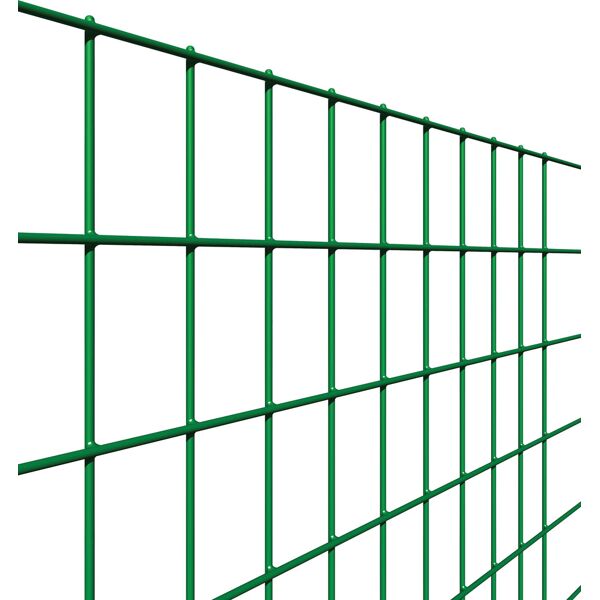 reti sud 120 rete per recinzione filo zincato e plastificato elettrosaldata maglie 50x75 mm h 100 cm rotolo 25 mt colore verde - 120 square plax