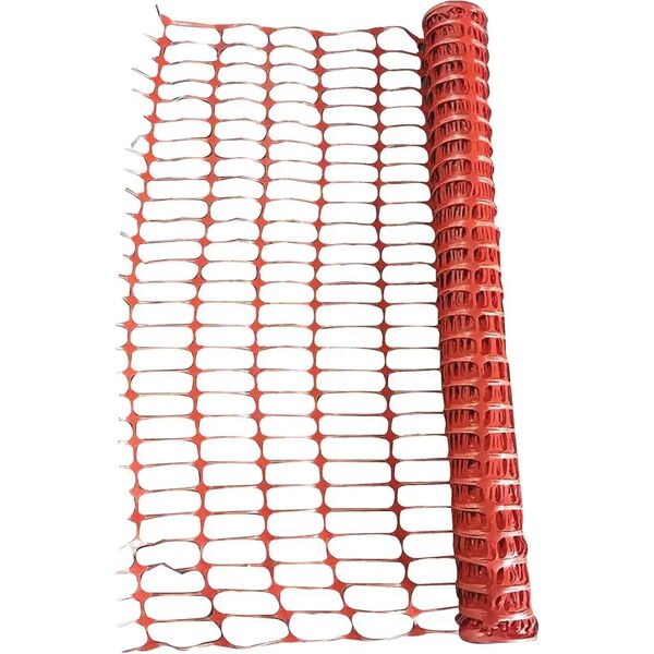 tecnomat rete arancio da cantiere 100 g 1,20x30 m maglia 110x40 mm