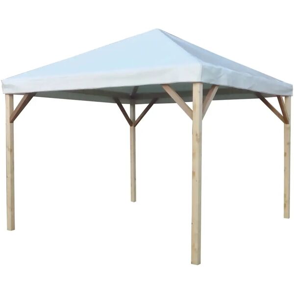 tecnomat gazebo asso 3,14x3,14 m  palo 8x8 cm impregnato in autoclave h 3,10 m