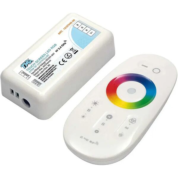 tecnomat radiocomando e controller elcart led multicolor rgb 4a per canale