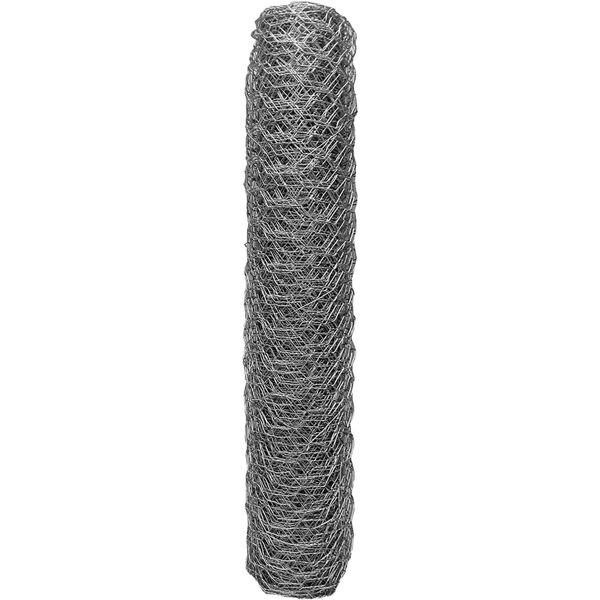 accademia_61 rete esagonale zincata 0,5x10 m 16x16 mm filo 0,7 mm