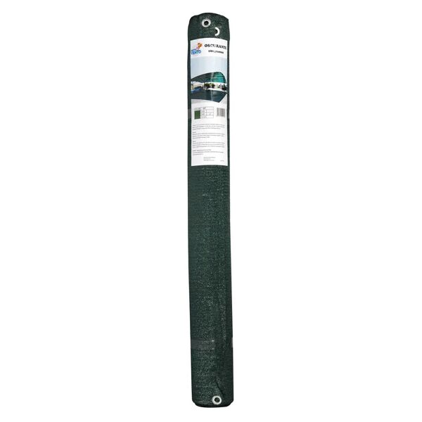 tecnomat tessuto ombreggiante con occhielli 2x5 m - 180 g/m² verde scuro