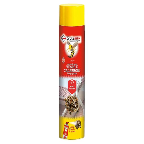 tecnomat insetticida protemax per vespe spray pronto all'uso 750 ml erogatore 4 m