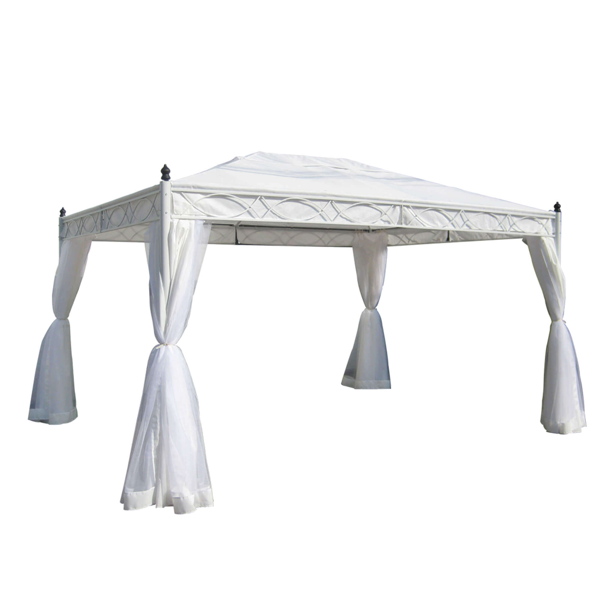 Milani Home GERMEN - gazebo da giardino 3 x 3 in metallo