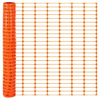 Rete plastica per recinzione VOSS.farming ""PowerOFF"" Classic, altezza 120 cm - 50 m, 120x40 mm, arancione