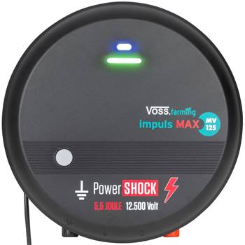 Elettrificatore per recinzioni a 230V ""impuls MAX MV125"" VOSS.farming, tensione fino a 12,5 kV, protezione anti-lupo