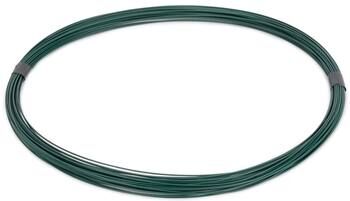 Gautzsch Filo di legatura 25m x 1,4mm, filo di tensione plastificato verde