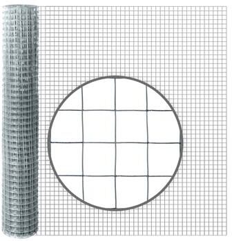 Rete metallica per voliere VOSS.farming, 10 m, altezza 100 cm, 19x19x0,75 mm, zincata