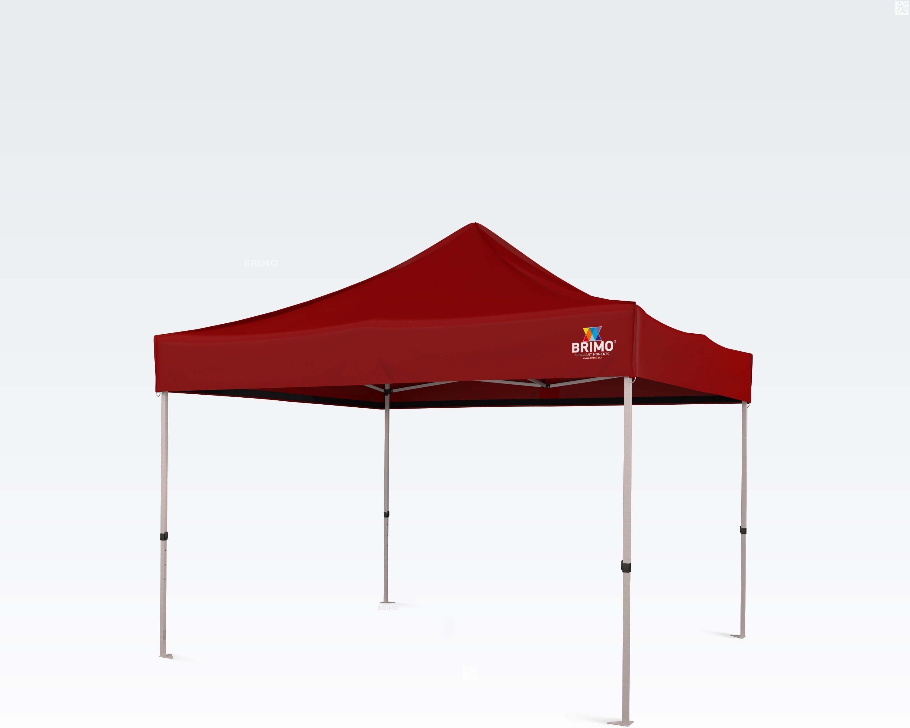 BRIMO Gazebo 3x3 richiudibile Gratis: 8 picchetti e copertura protettiva + Garanzia di 5 anni!