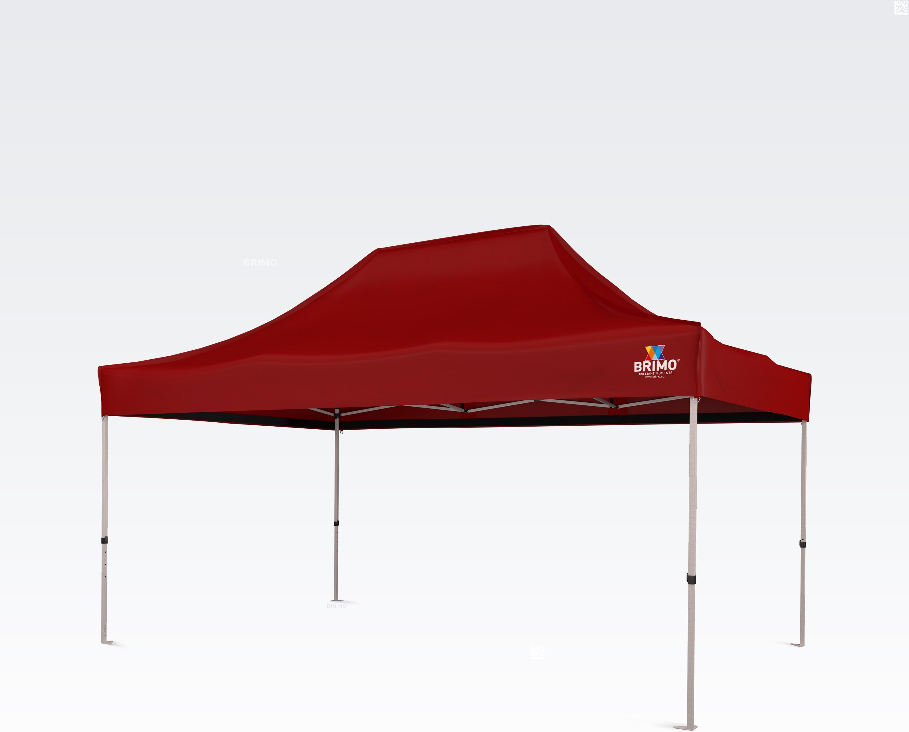 BRIMO Gazebo commerciale 3x4,5m Gratis: 8 picchetti e copertura protettiva + Garanzia di 5 anni!