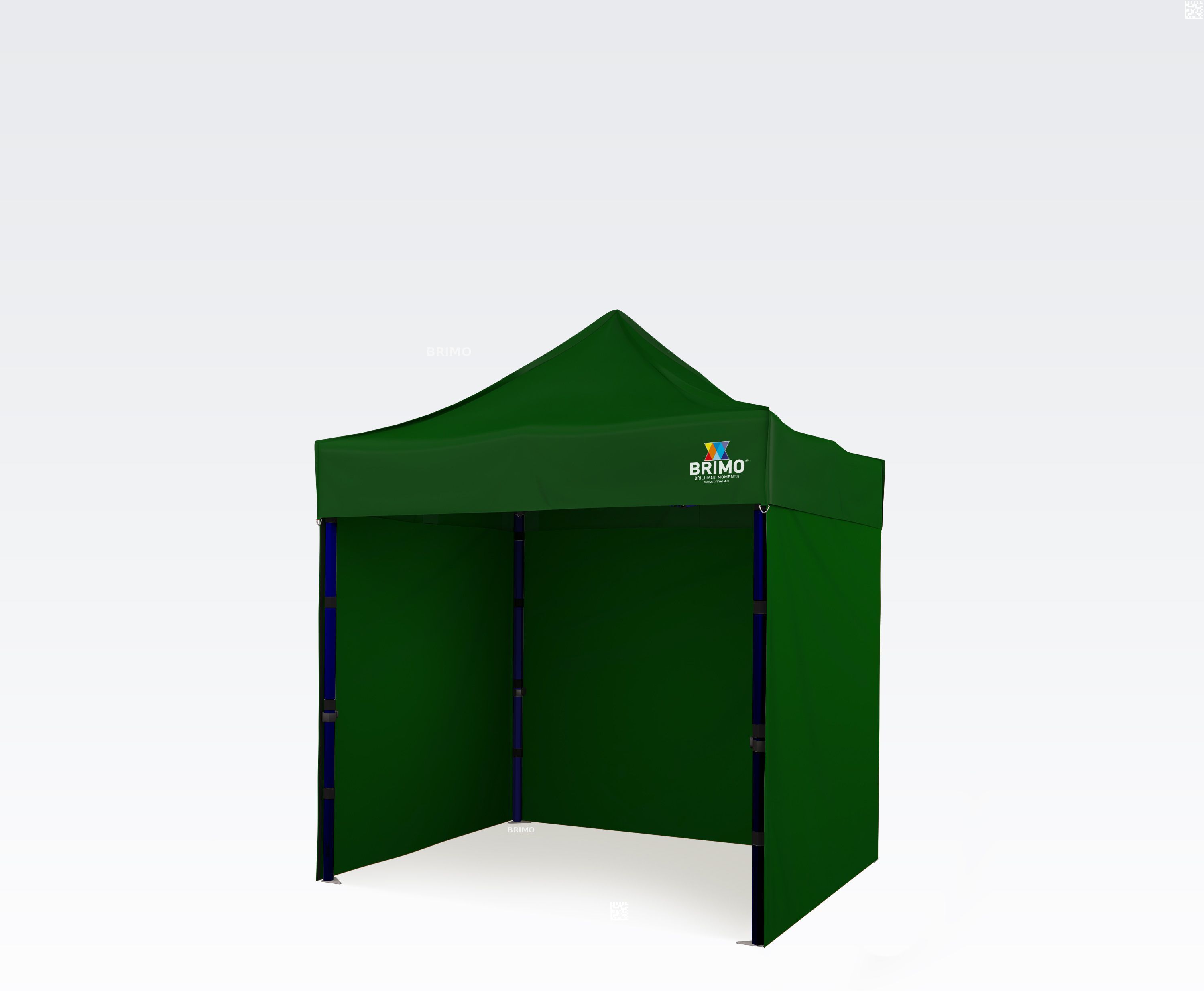 BRIMO Gazebo 2x2m Gratis: 3pz pareti piene, 8 picchetti e copertura protettiva + Garanzia di 5 anni!