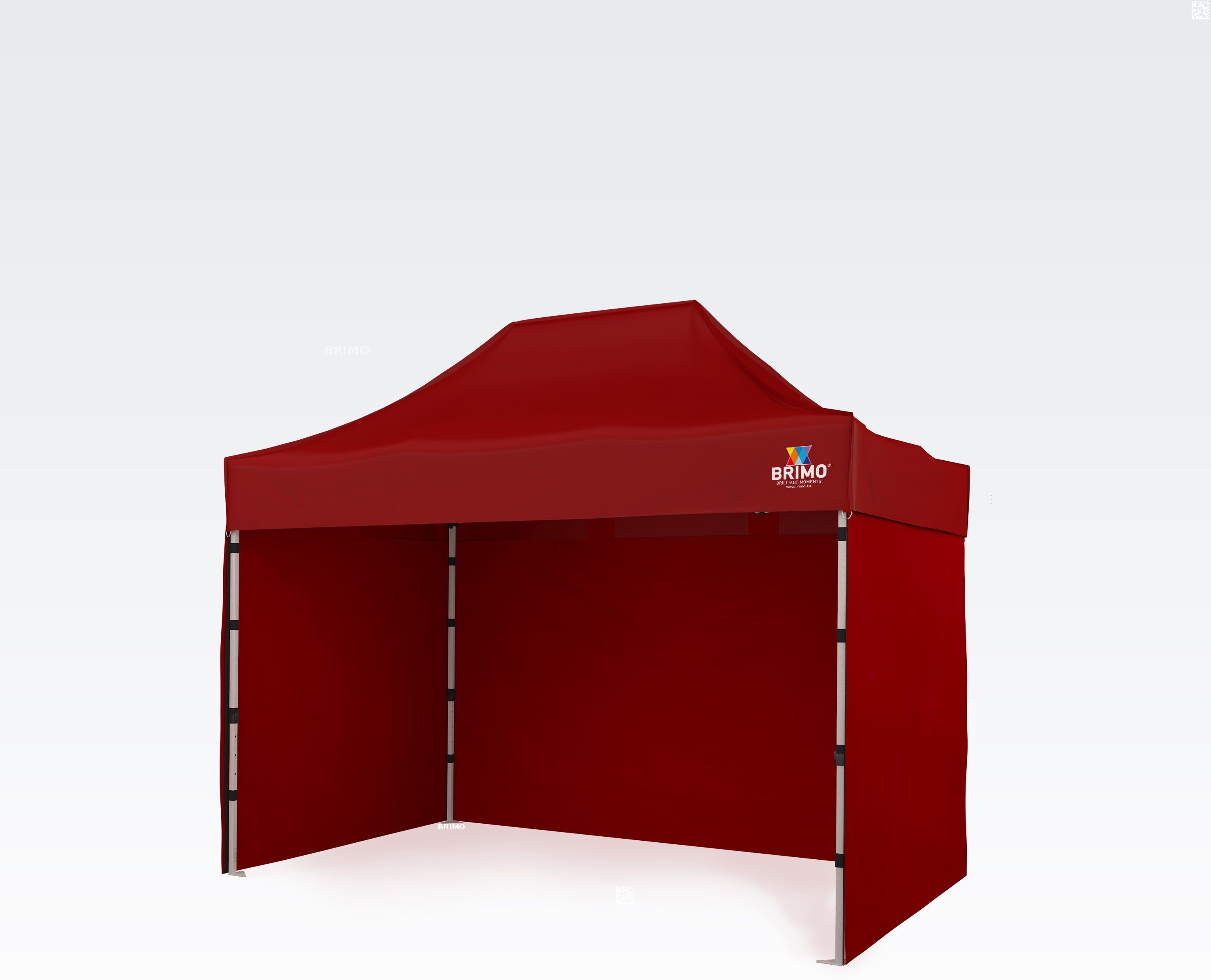 BRIMO Gazebo per feste 2x3m Gratis: 3pz pareti piene, 8 picchetti e copertura protettiva + Garanzia di 5 anni!