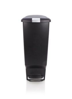 Simplehuman Slim pedaalemmer 40 liter - Zwart