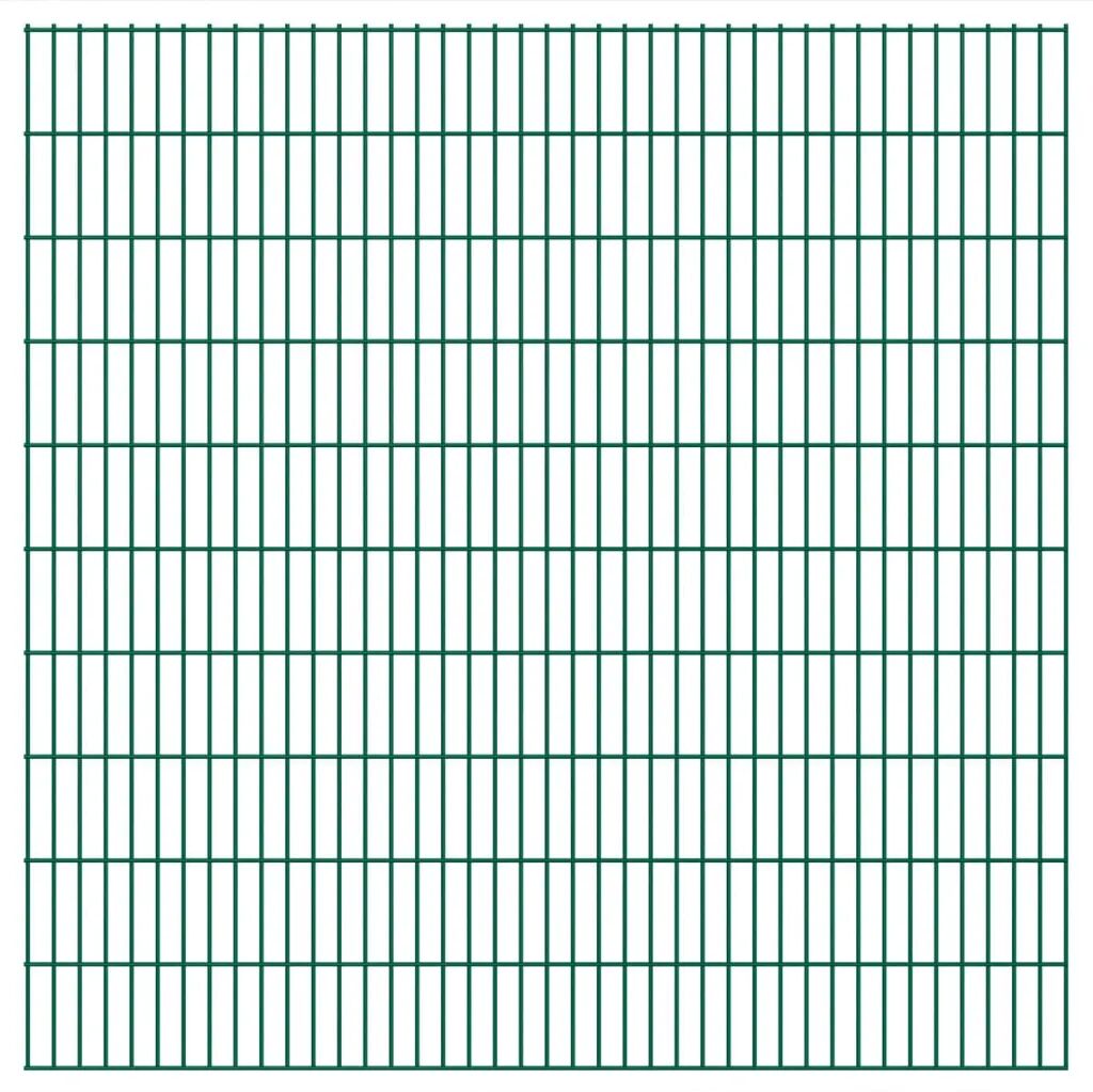 vidaXL Dubbelstaafmat 2,008x2,03 m groen