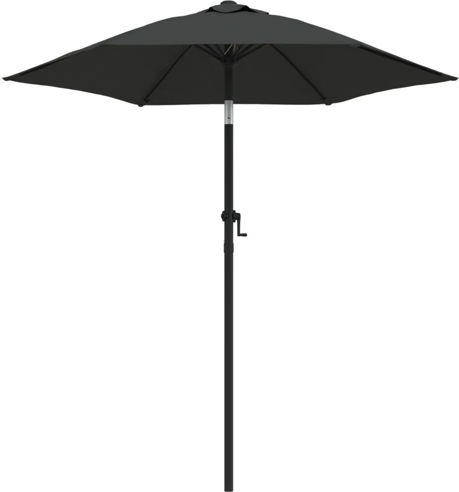 vidaXL Parasol 200x211 cm aluminium antraciet