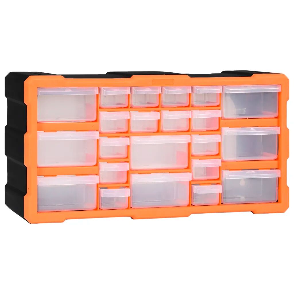 vidaXL Organiser met 22 lades 49x16x25,5 cm