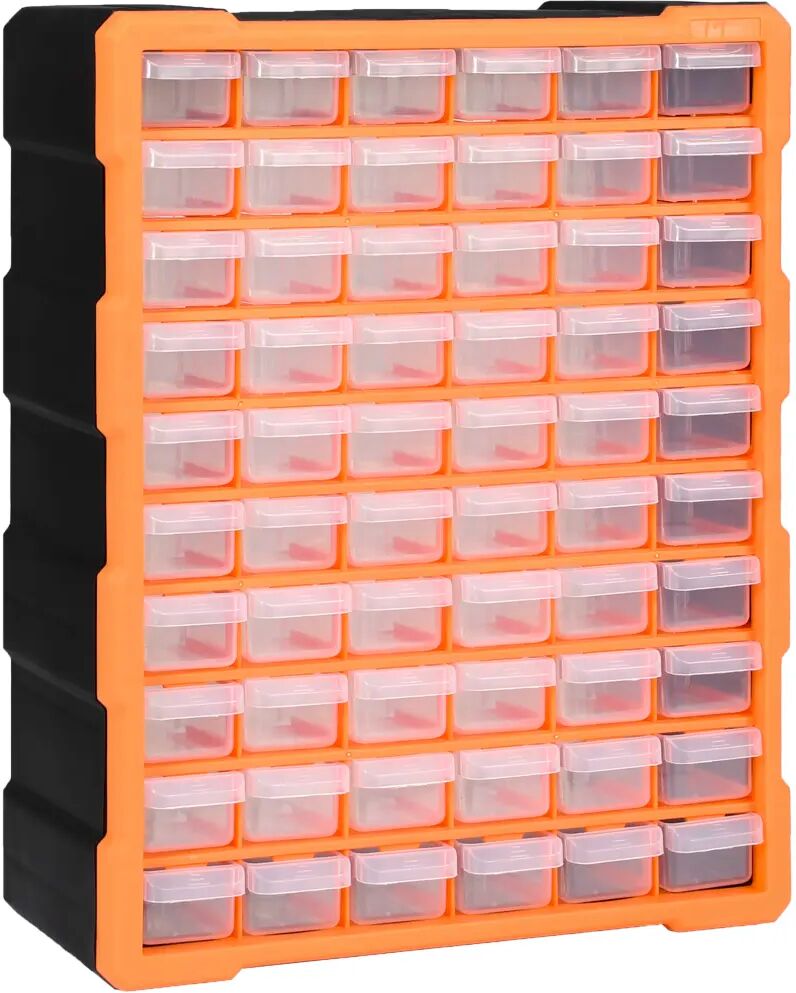 vidaXL Organiser met 60 lades 38x16x47,5 cm