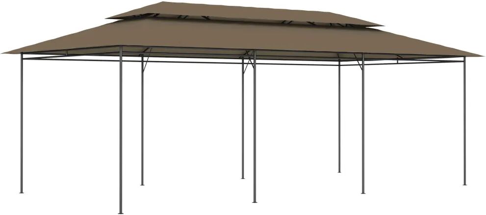 vidaXL Prieel 180 g/m² 600x298x270 cm taupe