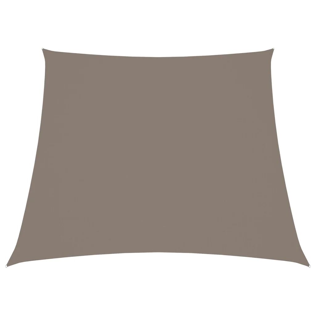 vidaXL Zonnescherm trapezium 3/4x2 m oxford stof taupe