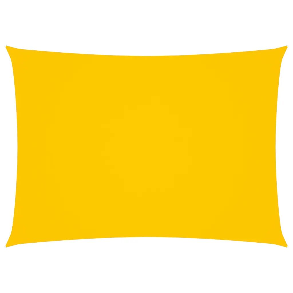 vidaXL Zonnescherm rechthoekig 5x7 m oxford stof geel