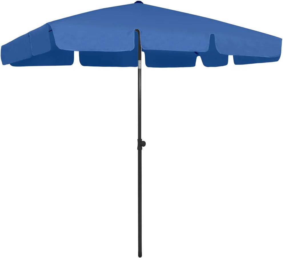 vidaXL Strandparasol 200x125 cm azuurblauw