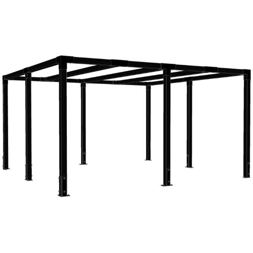 Plus Danmark Pergola hout vierkant - 387 x 387 x 217 cm