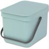 Sort&Go Afvalemmer - 6L - Mint Brabantia Sort&Go Afvalemmer - 6L - Mint