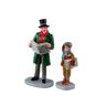 LEMAX - Merry Newsboy Set Of 2