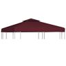 vidaXL Prieeldak 2-laags 3x3m 310 g/m² bordeaux