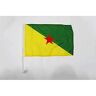 AZ FLAG Autovlag Frans Guyana 45x30cm Autovlag Frans Guyana Frankrijk 30 x 45 cm AZ VLAG