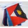 AZ FLAG 30 Caribische landen 9 meter BUNTING Vlag 30 vlaggen 9'' x 6'' 30 landen van het Caribisch gebied STRING vlaggen 15 x 21 cm