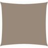 vidaXL Zonnescherm vierkant 3,6x3,6 m oxford stof taupe