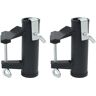 vidaXL Parasolklemmen voor balkon 2 st 25-38 mm staal