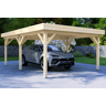 Van Kooten Tuin en Buitenleven Carport 400x600 cm plat dak - Van Kooten