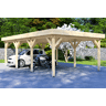 Van Kooten Tuin en Buitenleven Carport 400x700 cm plat dak - Van Kooten