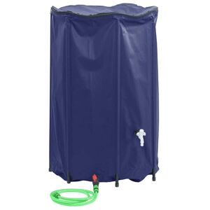 vidaXL Vanntank med kran sammenleggbar 1000 L PVC