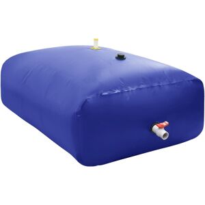 vidaXL Vanntank med kran sammenleggbar 3000 L PVC