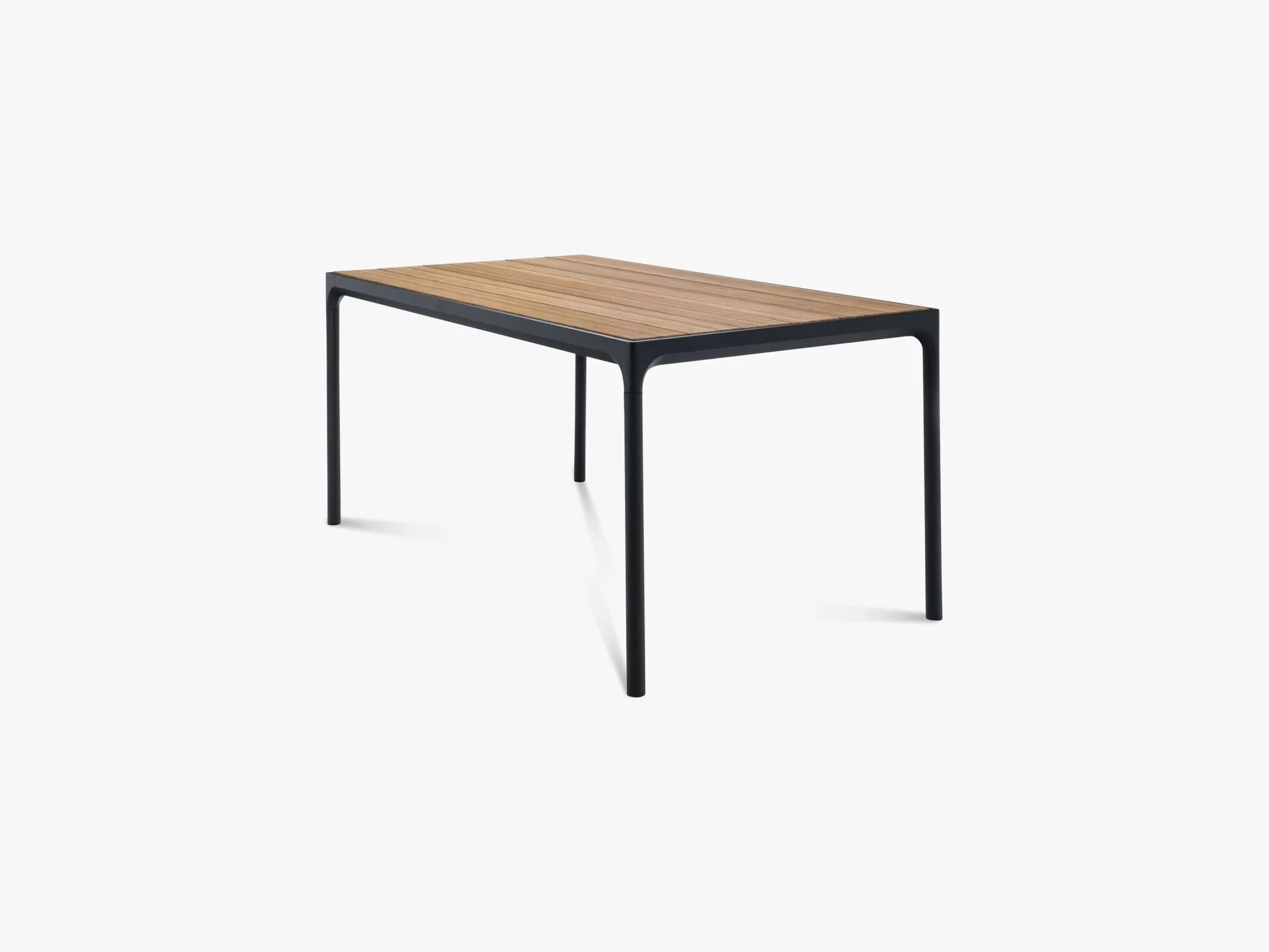 HOUE FOUR Table D160, Black / Bamboo