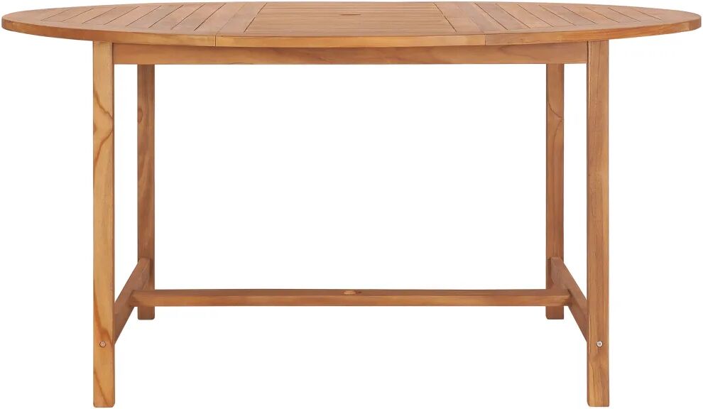 vidaXL Hagebord 150x76 cm heltre teak