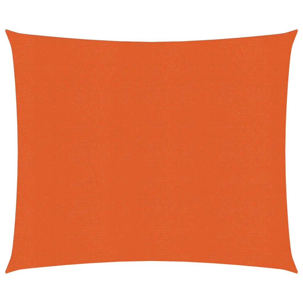 vidaXL Solseil 160 g/m² oransje 2x2,5 m HDPE