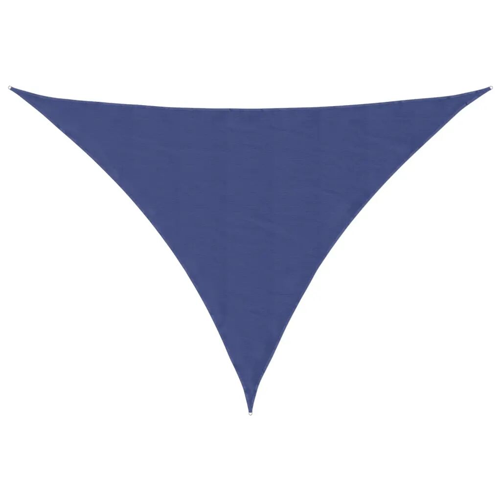 vidaXL Solseil oxfordstoff trekantet 4x5x5 m blå