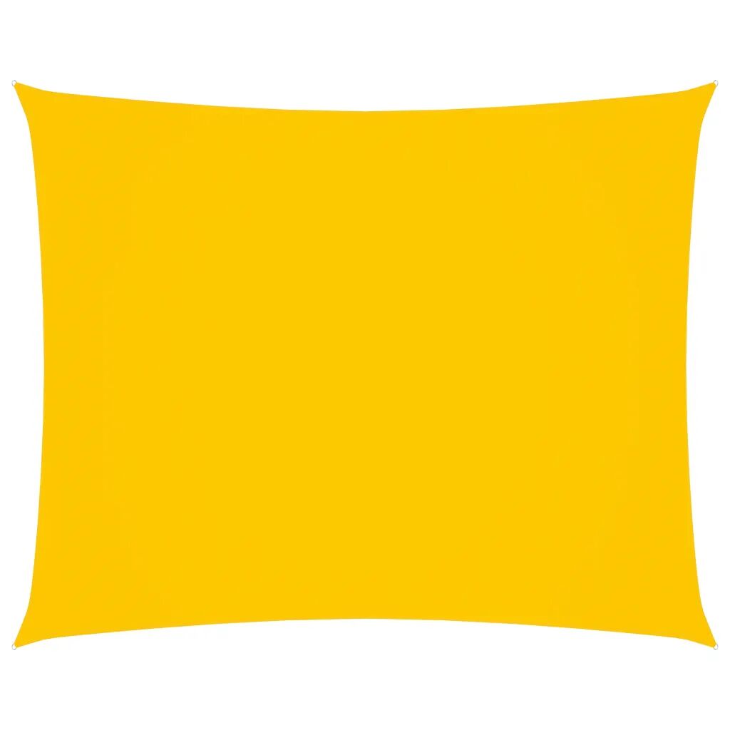 vidaXL Solseil oxfordstoff rektangulær 2,5x4,5 m gul
