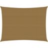 vidaXL Żagiel przeciwsłoneczny, 160 g/m², taupe, 3,5 x 4,5 m, HDPE