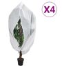 vidaXL Kaptury ochronne z suwakami, 4 szt., 70 g/m², 1,2x1,8 m