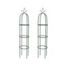 Vidaxl Arco de jardim torre, 2 pcs