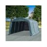 Vidaxl Tenda para gado removível PVC 550 g/m² 3,3x6,4 m verde-escuro