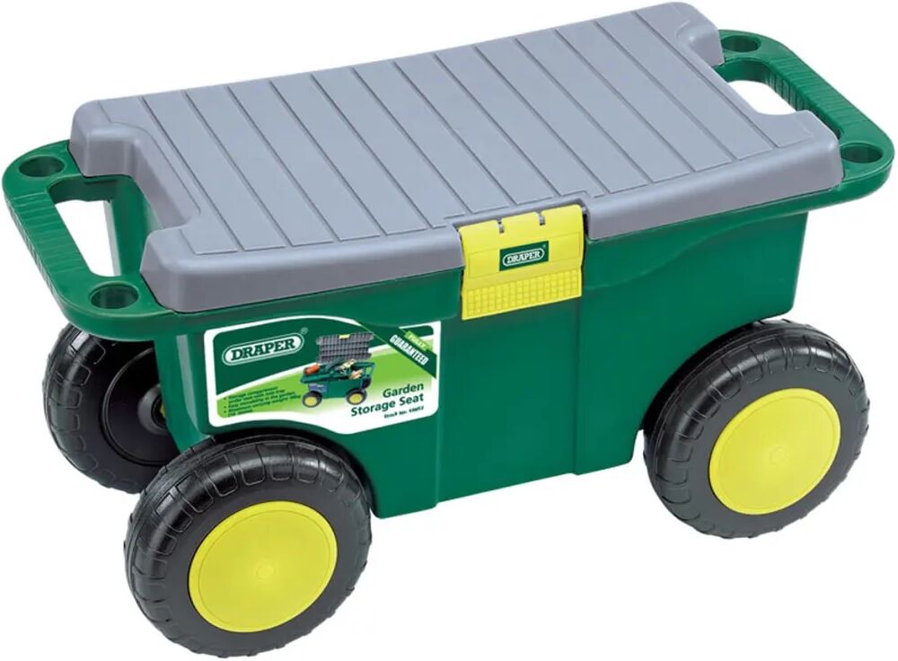 Draper Tools Carro/assento ferram. jardim 56x27,2x30,4cm verde 60852