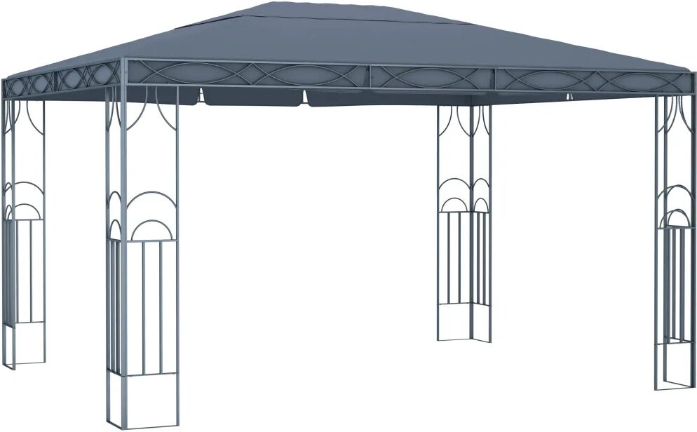 vidaXL Gazebo 400x300 cm antracite