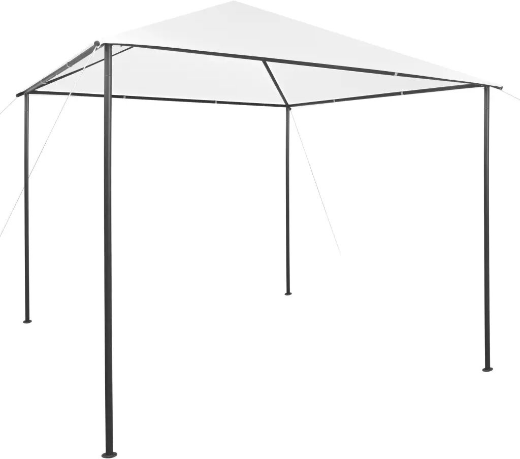 vidaXL Gazebo 3x3x2,9 m 180 g/m² branco