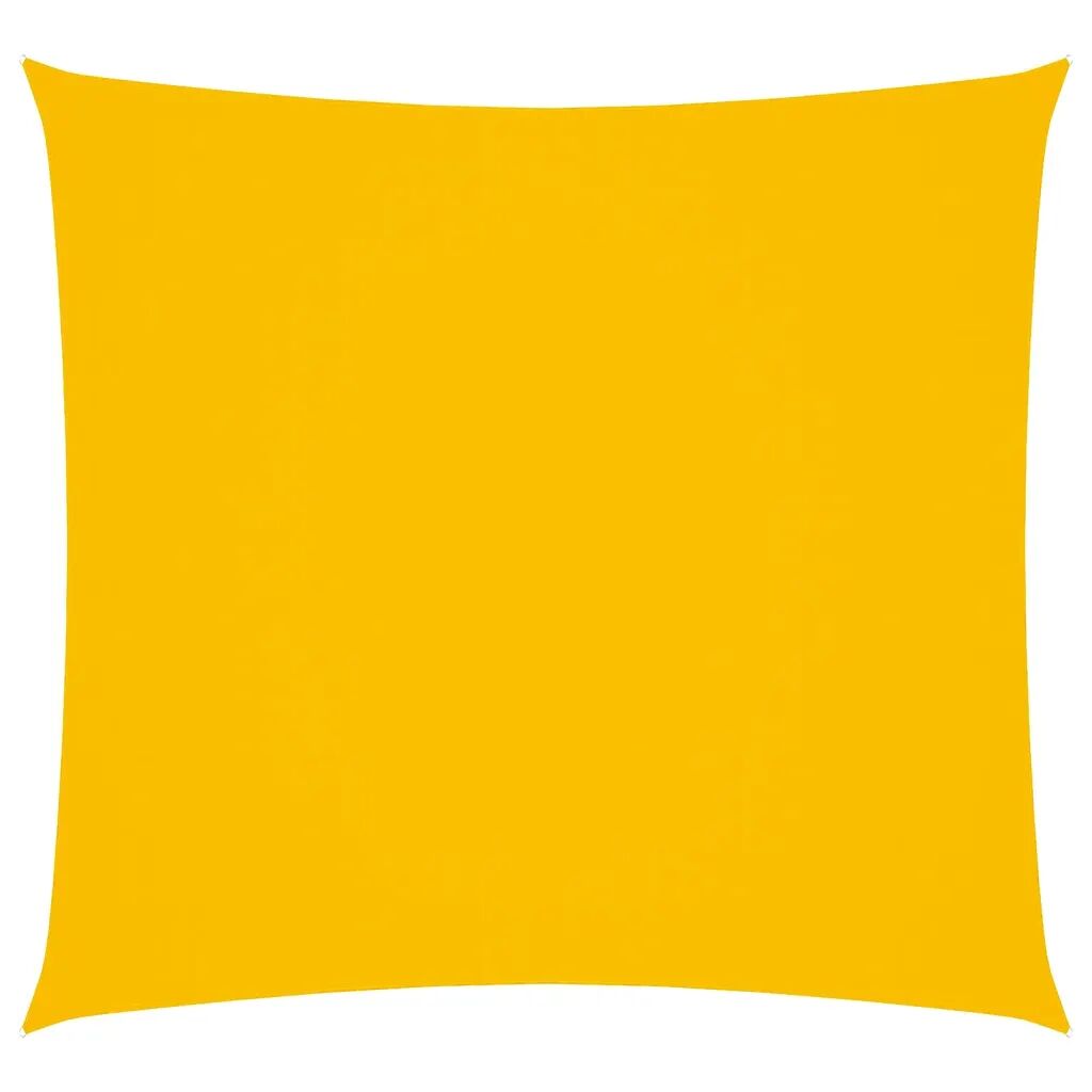 vidaXL Para-sol estilo vela tecido oxford quadrado 4,5x4,5 m amarelo